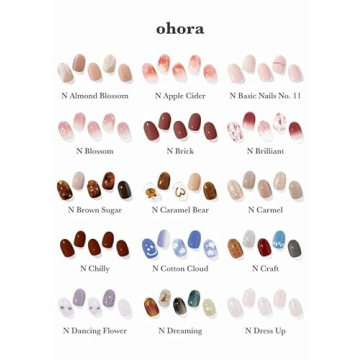 ohora Semi Cured Gel Nail Strips for Salon-Quality Nails