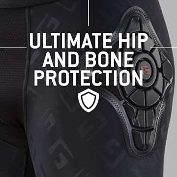 G-Form Pro-X Mountain Bike Compression Shorts with Padding - Athletic Shorts for Men - Flexible, Pro...