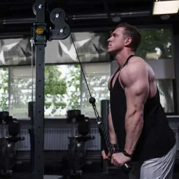 RitFit Multi-Function Power Rack Cage with Cable System