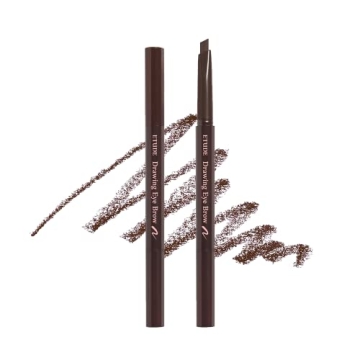 ETUDE Drawing Eye Brow - Brown | Long Lasting Eyebrow Pencil for Soft Textured Natural Daily Look Ey...