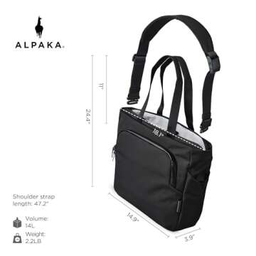 ALPAKA Bravo Tote - Versatile Laptop Messenger & Tote Bag with YKK Zipper, Weatherproof Fabric, Adju...