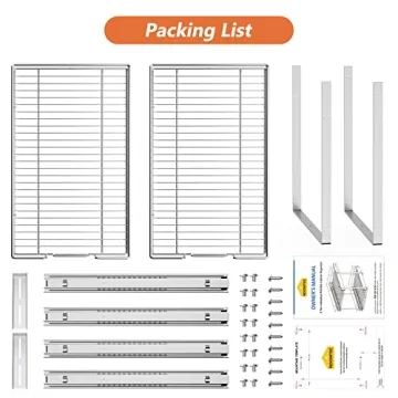 ROOMTEC Pull Out Cabinet Organizer for Kitchen & Bathroom