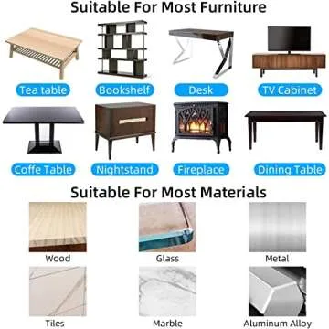 Clear Edge Protector Strip, 0.8in x 9.84FT, Sharp Edge Wrap Cover Tape, Self Adhesive Corner Protective Bumper Guards for Cabinet Door Desk Glass Table Furniture, Kitchen Countertop, Waterproof