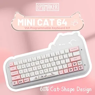 EPOMAKER Mini Cat 64 Hot Swappable Mechanical Keyboard Kit