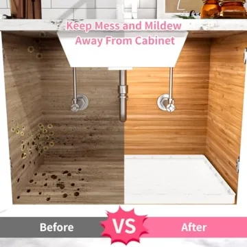 Sdpeia Starry Silicone Under Sink Mat Cabinet Protector