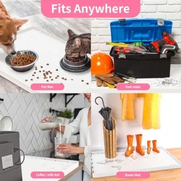 Sdpeia Starry Silicone Under Sink Mat Cabinet Protector