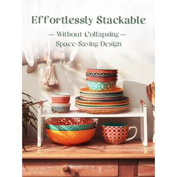 DOWAN Serving Bowls, 9.6 Inch 70 Oz Fruit Bowls Salad Bowls, Large Pasta Bowl Set of 2, Serving Dishes for Entertaining, Vibrant Color Large Bowls for Party, Ideal Housewarming Gift, Halloween Decor