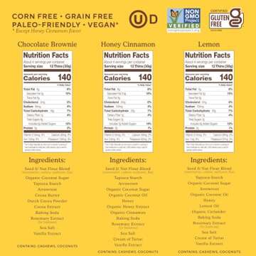 Simple Mills Sweet Thins Variety Pack - Healthy Cookies