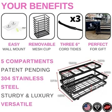 Premium Hair Tool Organizer – Stylish & Functional Storage Solution