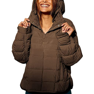 SCUSTY Women's Puffer Coat for a Stylish Winter Look