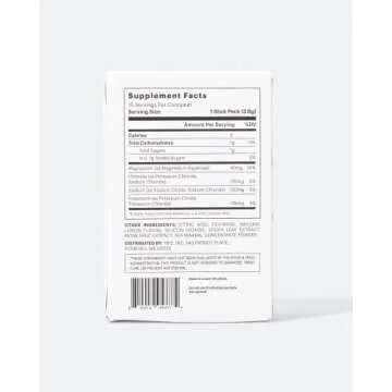 TB12 Electrolyte Supplement Powder for Fast Hydration by Tom Brady - Natural, Easy to Mix Powder. Low Sugar, Low Calorie, Dairy Free, Vegan. Magnesium, Sodium, Potassium, Zinc. (Lemon Flavor)