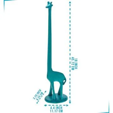 Giraffe Paper Towel Holder for Kitchen or Decorative Toilet Paper Stand for Bathroom - Unique Antiqu...