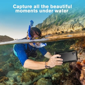 JOTO Waterproof Pouch Case for Smartphones up to 7" - Black