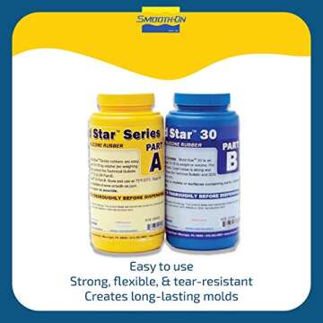 Mold Star 30-1A:1B Mix by Volume Platinum Silicone Rubber - Pint Unit