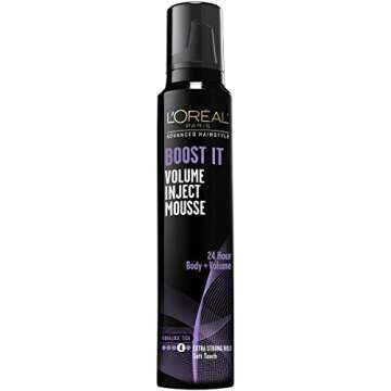 L'Oreal Paris Advanced Hairstyle Boost It Volume Inject Mousse for Lustrous Locks