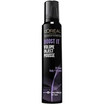 L'Oreal Paris Advanced Hairstyle Boost It Volume Inject Mousse for Lustrous Locks