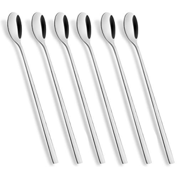 AOOSY 9-inch Stainless Steel Long Handle Spoon Set