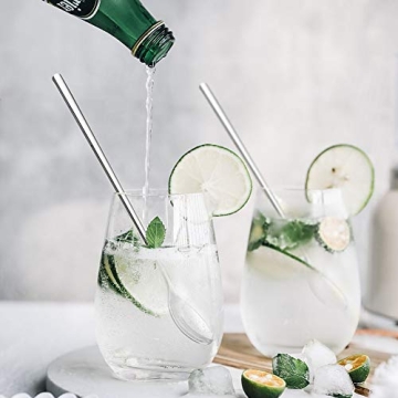 AOOSY 9-inch Stainless Steel Long Handle Spoon Set