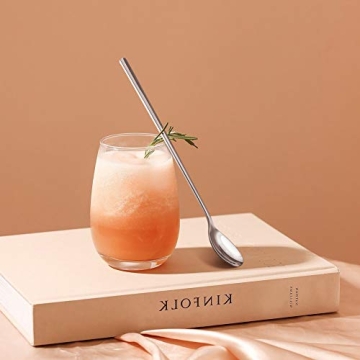 AOOSY 9-inch Stainless Steel Long Handle Spoon Set