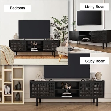 Stylish ORRD TV Stand for TVs Up to 70 Inches