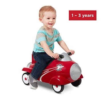 Radio Flyer Retro Rocket Ride On Toy for Toddlers