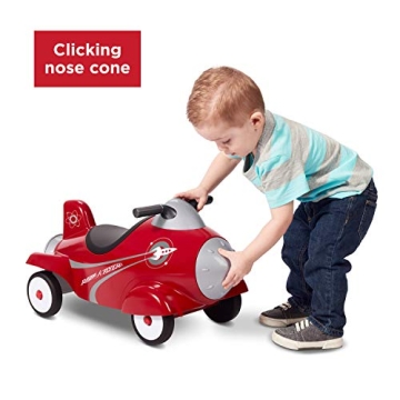 Radio Flyer Retro Rocket Ride On Toy for Toddlers