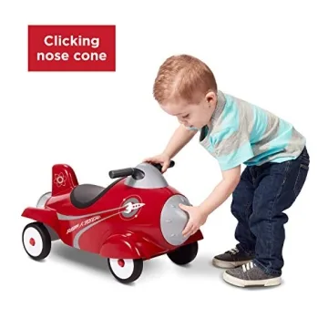 Radio Flyer Retro Rocket Ride On Toy for Toddlers