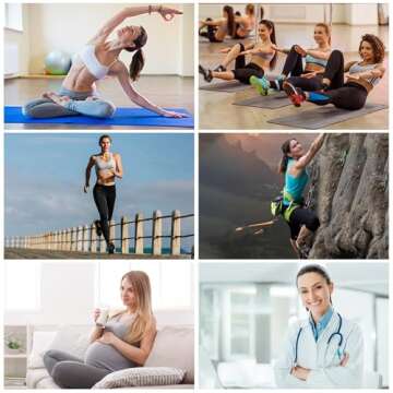 BONANGEL Pilates Socks with Grips for Women Yoga Socks 3 Pairs Womens Ballet Gym Athletic Socks