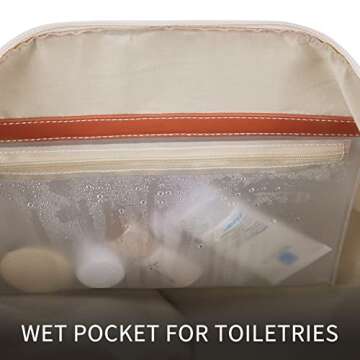 MISSNINE Canvas Sport Duffel Bag for Travel and Gym