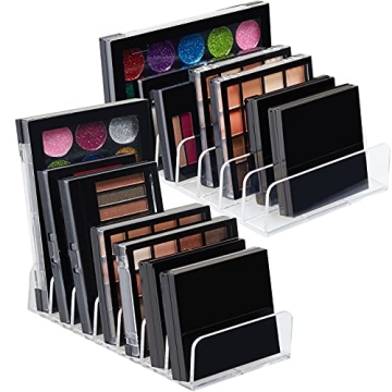 Stylish Acrylic Eyeshadow Palette Organizer - 2 Pack