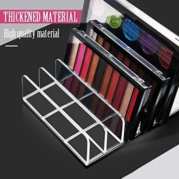 Stylish Acrylic Eyeshadow Palette Organizer - 2 Pack