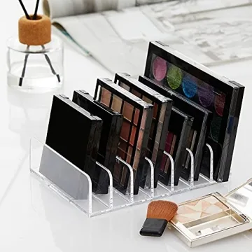 Stylish Acrylic Eyeshadow Palette Organizer - 2 Pack