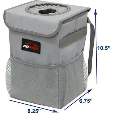 EPAuto Waterproof Car Trash Can Perfect for Any Vehicle