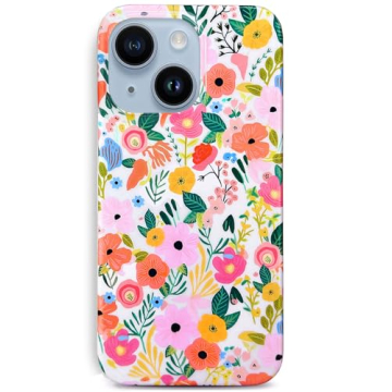 J.west Compatible iPhone 14 Floral Case - Stylish, Shockproof & Durable Phone Cover for Women