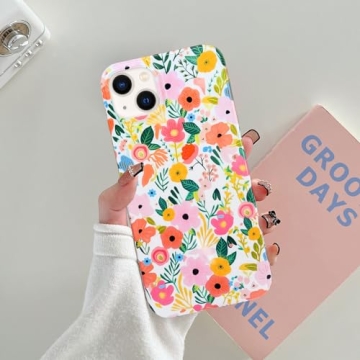 J.west Floral iPhone 14 Case Stylish Shockproof Cover