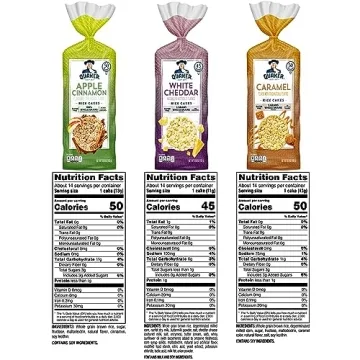 Quaker Gluten Free Rice Cakes - 3 Flavor Variety Pack