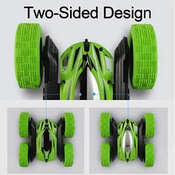 Fisca RC Stunt Car for Kids 4-12, 4WD Monster Truck