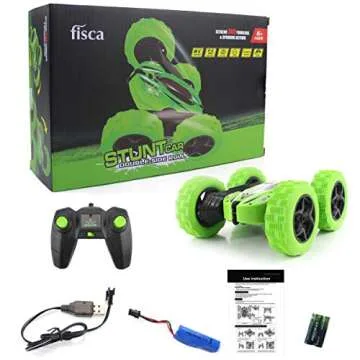 Fisca RC Stunt Car for Kids 4-12, 4WD Monster Truck