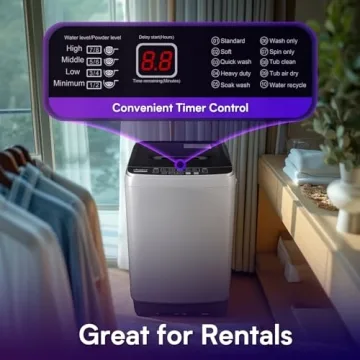 Anypro Portable Washing Machine - 17.8LBS, Full Automatic