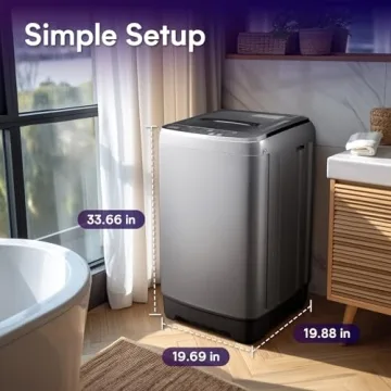 Anypro Portable Washing Machine - 17.8LBS, Full Automatic