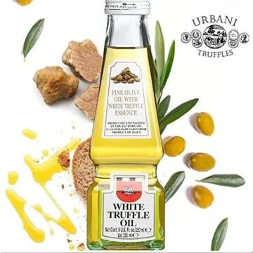 Urbani Truffles Natural White Truffle Oil - Vegan Culinary Excellence for All Dishes