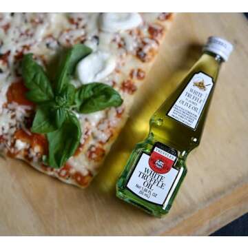 Urbani Truffles, Natural White Truffle Oil Pure Luxury Culinary Creations Real Truffle Oil | All-Natural and Vegan| Perfect for Fish, Salad, Pasta and Meat | Aceite De Trufa, 1.8 fl oz (55 ml)