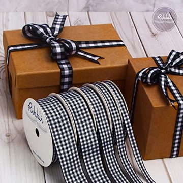 Ribbli Gingham Ribbon Set - Versatile Crafting Essential