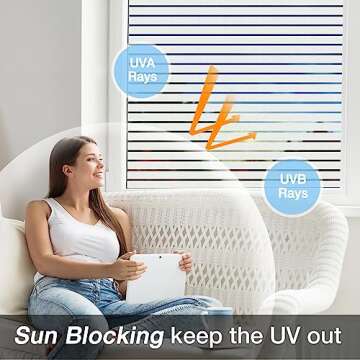 Viseeko Window Privacy Film for Home & Office
