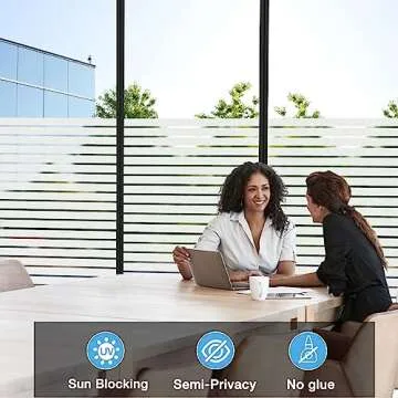 Viseeko Window Privacy Film for Home & Office