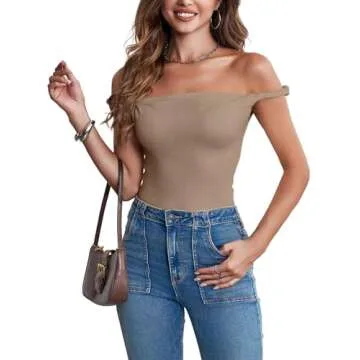 Tankaneo Off The Shoulder Slim Fit Top| Casual Y2K Style