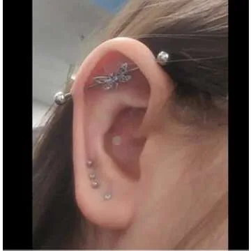 D.Bella Hypoallergenic Clear Piercing Retainers 30pcs Set