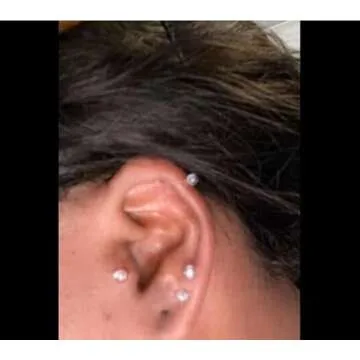 D.Bella Hypoallergenic Clear Piercing Retainers 30pcs Set