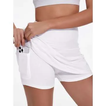 Pleated Tennis Skirt for Women with Pockets Stylish Golf Skort
