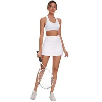 Pleated Tennis Skirt for Women with Pockets Stylish Golf Skort